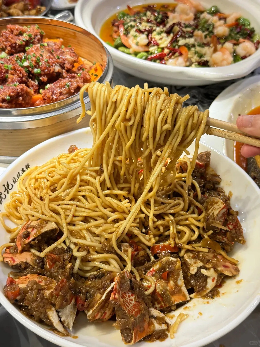 Photo accompanying the Shen Ji crab foot hot dry noodles guide in Wuhan