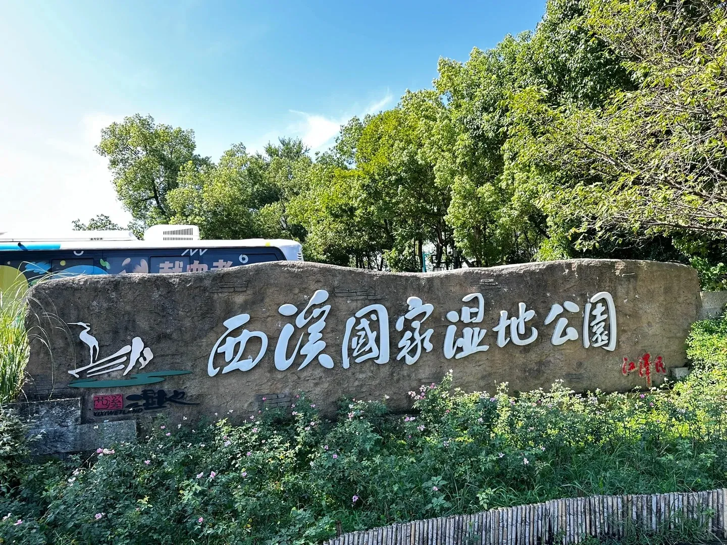 Lotus ponds and wooden walkways in Xixi Wetland